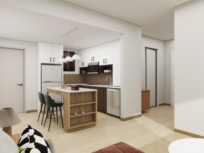 Staybridge Suites Gen 7.0 Taupe Scheme Kitchen 