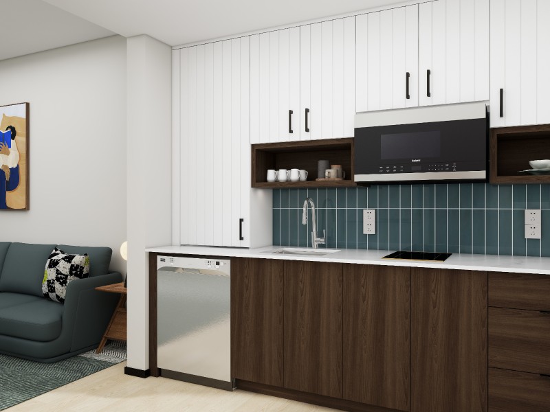 Staybridge Suites Gen 7.0 Blue Scheme Kitchen