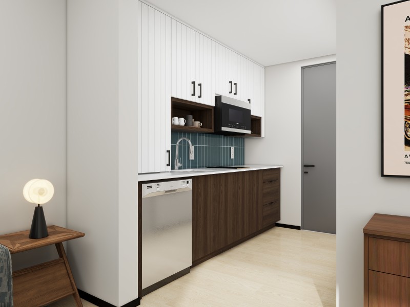 Staybridge Suites Gen 7.0 Blue Scheme Kitchen